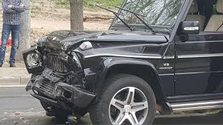 New MercedesBenz Gelandewagen GClass Crash  Аварии Мерседес Гелендваген Гелик pt3 [upl. by Okin]