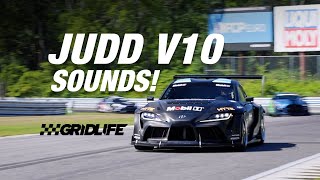 Formula Supra JUDD V10 SOUNDS at Gridlife Lime Rock [upl. by Dietz]