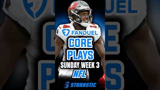 FanDuel NFL DFS Core Plays Sunday Main Slate 92224  NFL DFS Picks Week 3 [upl. by Zachery]