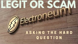 ELECTRONEUM  Legit OR Scam [upl. by Llehctim760]