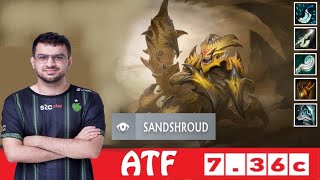 DOTA 2ATF the SAND KING OFFLANE 736c [upl. by Stromberg389]