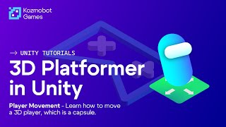 Making a 3D Platformer in Unity 3D Engine  Player Movement in C [upl. by Leind485]