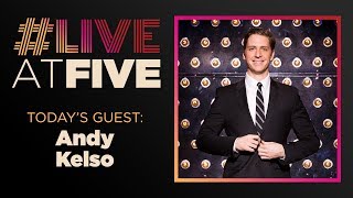 Broadwaycom LiveAtFive with Andy Kelso from KINKY BOOTS [upl. by Nolra]