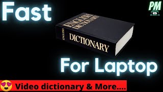 FASTEST amp Best dictionary for PC  Download Any language dictionaries for Windows Computer  Laptop [upl. by Bonnell]