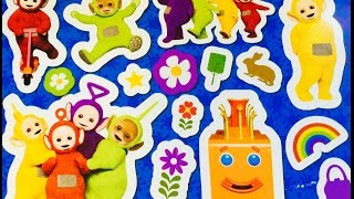 TELETUBBIES Sticker Activity Pad Opening [upl. by Utley]