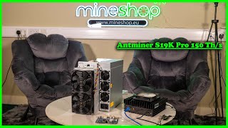 Antminer S19K pro 170 Ths [upl. by Oicelem266]