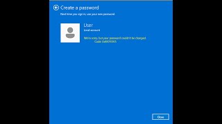 Were sorry but your password couldnt be changed Code 0x80070005 Error 100 Fix [upl. by Tarton]