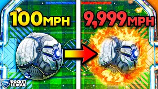 Rocket League but the FIELD SPEEDS UP THE BALL [upl. by Atikihs]