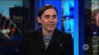 Jared Leto interview on The Project 2013  30 Seconds To Mars [upl. by Cheryl]