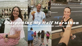 Postponing my Half Marathon Race  Starting a YouTube Channel  Full week of Training [upl. by Adnala]