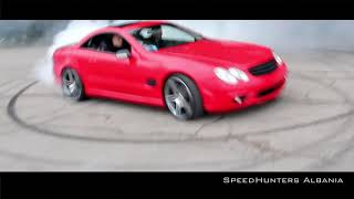 SL55 AMG V8 Kompressor Burnout [upl. by Nyl15]