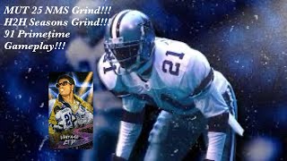 MUT 25 NMS Grind Team Builders  Legends Live 91 Primetime Gameplay [upl. by Hgiellek]