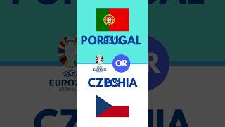 Portugal VS Czechia  EURO 2024 [upl. by Raasch535]