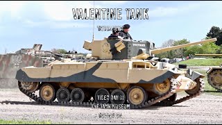 Valentine Mk IX Tank  Tiger Day XI  Tank Museum Bovington [upl. by Bertha]