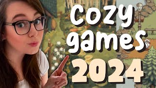 10 COZY Games I cannot wait to play in 2024  Nintendo Switch PC  Console [upl. by Youngran569]