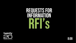 Requests For Information RFIs [upl. by Nyllek]