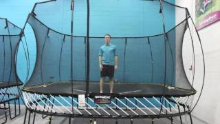 Basic Trampoline Moves with Jason Burnett Seat Drop [upl. by Galateah982]