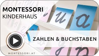 MontessoriKinderhaus Zahlen und Buchstaben entdecken Österreichische MontessoriAkademie [upl. by Nosreh]