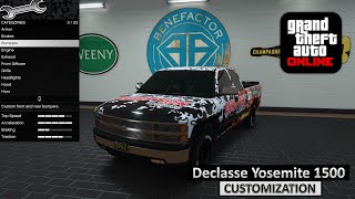 Declasse Yosemite 1500  Customization and Review  GTA Online Bottom Dollar Bounties  Review 4K [upl. by Edris]