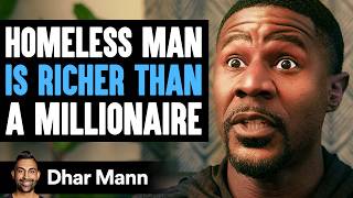 HOMELESS MAN Is Richer Than A MILLIONAIRE  Dhar Mann Studios [upl. by Ennahs]