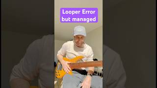 Looper Pedal Momentum fretlessbass looppedal fun bass [upl. by Sucam]