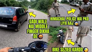 quotHIMACHAL😓POLICE CAUGHT MEquot😭 3 million viewsBike Seize Kar Li 💔 ns200 ki sound ne tabahi mcha li [upl. by Anoyet121]