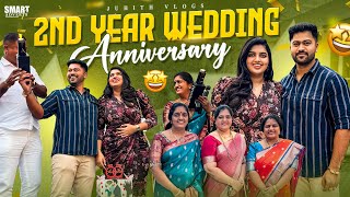 మా 2nd Year Wedding Anniversary Celebrations😍Vlog with Family✨అమ్మవారి గుడికి వెళ్ళాము🙏Juhith [upl. by Albina]