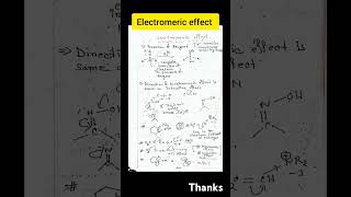 Electromeric effect chemistry organic csirnet gate iitjam youtube ytshorts viralshorts [upl. by Oby]