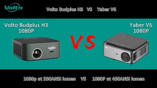 Volto Budplus H3 VS Yaber Amazon Hotsell Yaber V6 Projector [upl. by Siskind281]