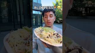 Chipotle Order Bloopers 🤦🏽‍♂️😭 chipotle [upl. by Naicad]