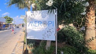 MEROPI APARTHOTEL MALIA CRETE GREECE WALKTHROUGH JULY 2021 [upl. by Wanids360]