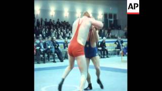 SYND 25169 ANUUAL KLIPPAN CUP WRESTELING TAKES PLACE IN SWEDEN [upl. by Werdnael]