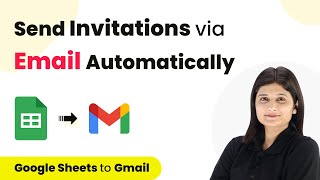 How to Send Invitations via Email Automatically  Google Sheets Gmail [upl. by Ennagem]