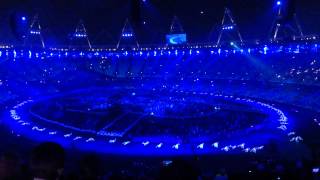 London 2012 Opening Ceremony  Dove release Come Together [upl. by Japheth250]