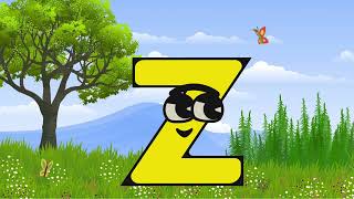 Discovering the Letter Z The Zany Zebra  alphabet z easy learning  Letterland Adventures [upl. by Ahcarb796]