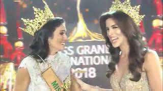 Clara Sosa es la nueva Miss Grand International 2018 [upl. by Eelarol]