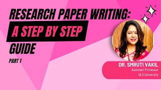 Research Paper Writing A Step by Step Guide Part 1 Nucleus of Learning and Development [upl. by Aihtennek]