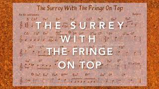 The Surrey With The Fringe On Top Rodgers Backing track  score for Bb instruments [upl. by Ahsercul]