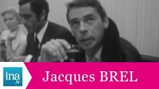 Jacques Brel quotJe veux moffrir le temps de me tairequot Interview exclusive  Archive vidéo INA [upl. by Longo935]