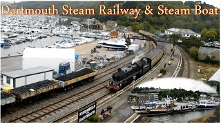 Visiting The Dartmouth Steam Railway  SS Kingswear Castle Steam Paddle [upl. by Tenej]