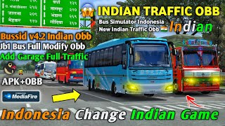 New Indian Traffic Obb Setup bussid v42 for Bus Simulator Indonesia Game  India Obb [upl. by Edmea323]