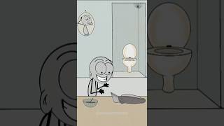 first time shaving gone wrong 🤣 best animation memes [upl. by Nanyt]