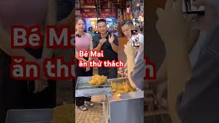 Thử thách bé Mai ăn bánh mì [upl. by Melli624]