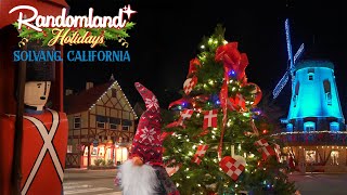 Solvang at Christmas Julfest begins in Californias Fantasyland [upl. by Airom]