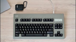 NCR80 R2 with Alpaca Switches Lubed typing sound [upl. by Ecnerat218]