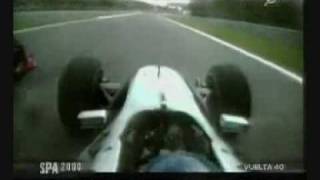 Hakkinen Vs Shumacher Vs Zonta  Spa 2000wmv [upl. by Isa]