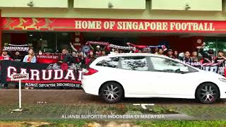 Aliansi Suporter Indonesia Di Malaysia Tur Singapura [upl. by Bonni704]