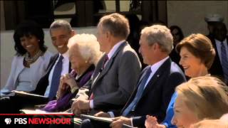 Watch President Bill Clinton speak at the Dedication of the George W Bush Library [upl. by Synn]