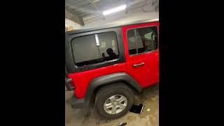 20 Carbon Ceramic Window Tint Jeep Wrangler [upl. by Gertie]