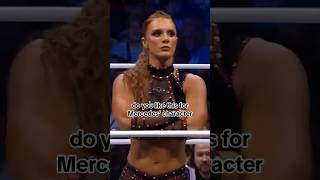 How do you feel about Kamille coming in as the muscle for Mercedes Mone shorts aew mercedesmone [upl. by Klein]